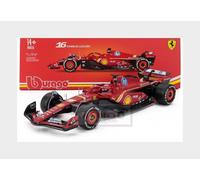 1:24 BURAGO Ferrari F1 Sf-24 #16 2024 Leclerc + Pilot & Showcase BU26821-L