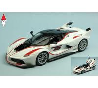 1/24 Burago Ferrari Fxx-K N 75 2015 White Red 18-26301W