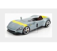 MODELLINO AUTO STATICO DIECAST FERRARI MONZA SP1 2018 SILVER MODELLISMO 1/24