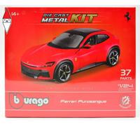 1/24 Burago Ferrari Purosangue Suv 2022 - 36 Pezzi - 36 Pcs Red Black