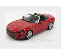 1:24 Burago Fiat 124 Spider 2016 Red BU21083R Modellino