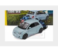 Merchandising Bburago: Fiat 500E W/ Bike 1:24