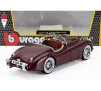 JAGUAR XK 120 Roadster - silver - Bburago 1:24