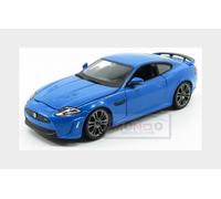 JAGUAR XKR-S - bluemetallic - Bburago 1:24