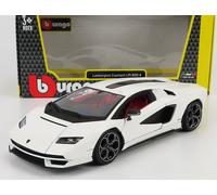 Lamborghini Countach Lp1 800 / 4 White 1:24 Model 21102 BBURAGO
