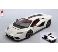 Lamborghini Countach Lp1 800 / 4 White 1:24 Model 21102 BBURAGO