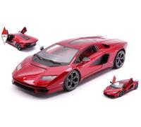 1/24 BURAGO LAMBORGHINI COUNTACH LP 800-4 2021 RED MET