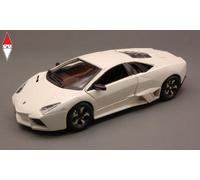 1/24 Burago Lamborghini Reventon 2007 Matt White 18-21041W