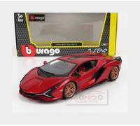 1:24 BURAGO Lamborghini Sian Fkp 37 Hybrid 2020 Red BU21099-RED