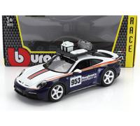 1/24 BURAGO - PORSCHE - 911 992 N 953 RALLY DAKAR ROUGHROADS 2023 18-28029
