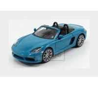 1:24 BURAGO Porsche Boxster 718 (982) Spider 2016 Light Blue BU21087B