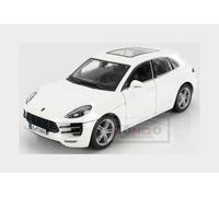 MODELLINO AUTO STATICO DIECAST PORSCHE MACAN 2013 BIANCO MODELLISMO SCALA 1/24