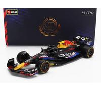 MODELLINO AUTO STATICO BURAGO RED BULL RB19 VERSTAPPEN USA GP 2023 VETRINA 1/24