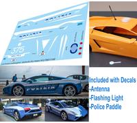 1/24 Decals and Conversion Kit Polizia per Lamborghini Gallardo Italeri TBD1168