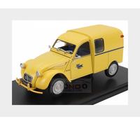 1:24 EDICOLA Citroen 2Cv Azu Van Ptt 1954 Yellow ABCIT041