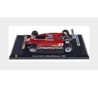 1:24 EDICOLA Ferrari F1 126C2 #27 1982 Gilles Villeneuve With Showcase FE24-0049