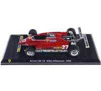 1/24 EDICOLA - FERRARI - F1 126C2 N 27 SEASON 1982 GILLES VILLENEUVE - FE24-004