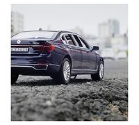 1 24 For BMW 7 Series 760 LI Die-casting Metal Car Model Collection Decoration Removable Toy Macchinine Mini Auto(Blu)