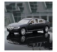 1 24 For BMW 7 Series 760 LI Die-casting Metal Car Model Collection Decoration Removable Toy Macchinine Mini Auto(Nero)