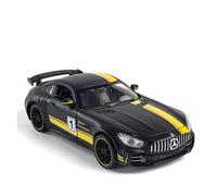 1 24 For Mercedes-Benz AMG GTR Simulazione Suono In Lega E Luce Tirare Indietro Collezione Di Modelli Di Auto Regali Giocattoli Artigianato Macchinine Mini Auto(3)
