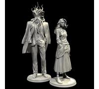 1/24 Guerriero samurai dell'inferno antico Kit di modello in resina non dipinto e non assemblato Soldato in resina // F7u-1s5