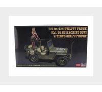 1:24 HASEGAWA Jeep Willys Mb U.S 1/4 Ton 4X4 Gun 1942 Kit HA52283-SP483
