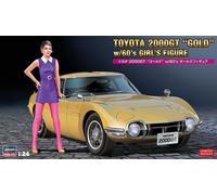 1:24 HASEGAWA Toyota 2000Gt With Girl Figure 1967 Kit HA52333