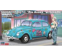 1:24 HASEGAWA Volkswagen Beetle Type 1 (1966) "Rio Asaka" W/Figure Kit HASSP665