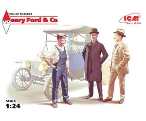 1/24 Icm Henry Ford And Co (3 Figures) (New Molds) ICM24003