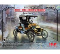 1:24 ICM KIT Model T 1912 Commercial Roadster American Car Kit ICM24016