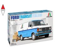 Italeri 3975 Ford Transit Italeri, scala 1:24, Plastic Model Kit/Modello in plastica da montare