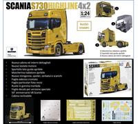 Scania S730 Highline 4x2 Camion Truck 1:24 Plastic Model Kit ITALERI