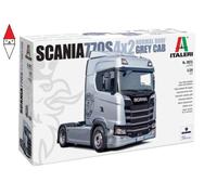 1:24 ITALERI Scania S770 4X2 Normal Roof "Grey Cab" IT3971
