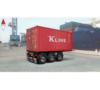 Italeri Kit modellismo Rimorchio container 20' Scala 1:24 IT3887