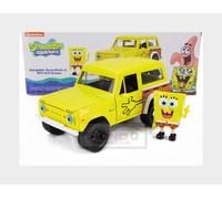 Ford Bronco 1973 Giallo SpongeBob Con Figura Modellino 1:24 Jada Toys