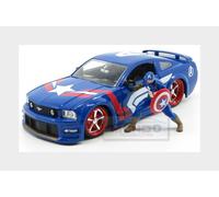 Simba SBA253225007 Hollywood Rides - Marvel: Ford Mustang GT del 2006 con Captai