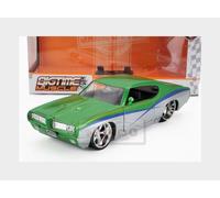 1:24 JADA Pontiac Gto Judge Coupe 1969 Green Silver JADA35489