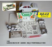 1/24 Lancia Delta HF Rally Portogallo 1993 Aghini Totip Kit