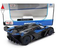 1/24 MAISTO BUGATTI BOLIDE W16 8.0 FOUR-TURBO 1850hp 500km/h 2020 BLUE BLACK