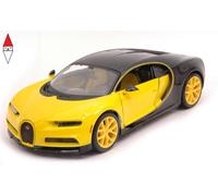 1/24 MAISTO BUGATTI CHIRON LE PATRON 2016 YELLOW - NOCTURNE BLACK