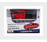 1:24 MAISTO Chevrolet 454 Ss Pick-Up 1993 Red MI39239-KIT