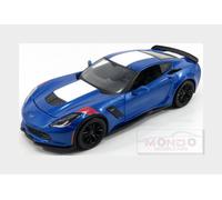 1:24 Maisto Chevrolet Corvette Grand Sport 2017 Blue Met White MI31516BL Modelli