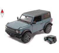 MODELLINO AUTO STATICO MAISTO FORD BRONCO BADLANDS 2021 BLU NERO SCALA 1/24