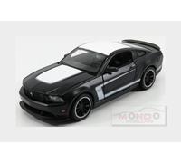 1:24 Maisto Ford Usa Mustang Boss 302 Coupe 2012 Matt Black White MI31269MBK Mod