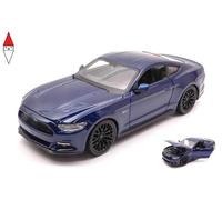 MODELLINO AUTO STATICO MAISTO FORD MUSTANG COUPE 5.0 GT 2015 BLU SCALA 1/24