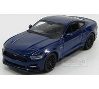 1:24 Maisto Ford Usa Mustang Coupe 5.0 Gt 2015 Blue Met MI31508BL Modellino
