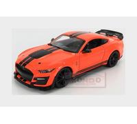 1:24 Maisto Ford Usa Mustang Shelby Gt500 Coupe 2020 Orange MI31532OR Modellino