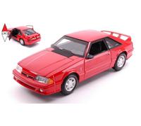 Ford MUSTANG Svt Cobra 1993 Rosso Modellino Auto 1:24 Maisto