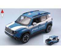 Jeep Renegade Polizia Modellino Metallo Maisto Collezione Scala 1:24