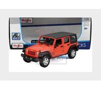 1:24 MAISTO Jeep Wrangler Unlimited 2015 Orange MI31268OG